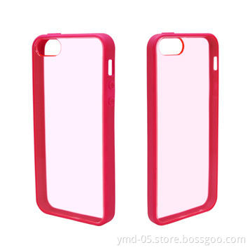 TPU Frame with PC Cover, for iPhone 5S